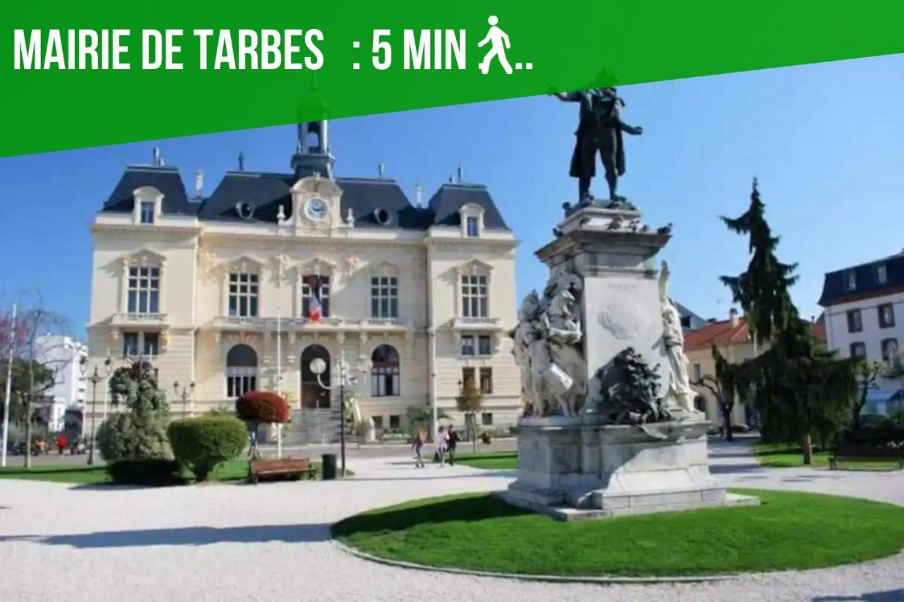 Cap Sud - 53M2- Vue Pyrenees- Hypercentre-Wifi Fibre -Nouvelle Literie Apartment Tarbes Bagian luar foto